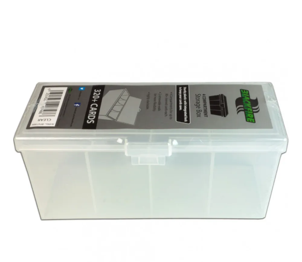 Tout Pour le Jeu Deck box - Boite 4 compartiments plastique 21.7 x 8.2 x 10 cm