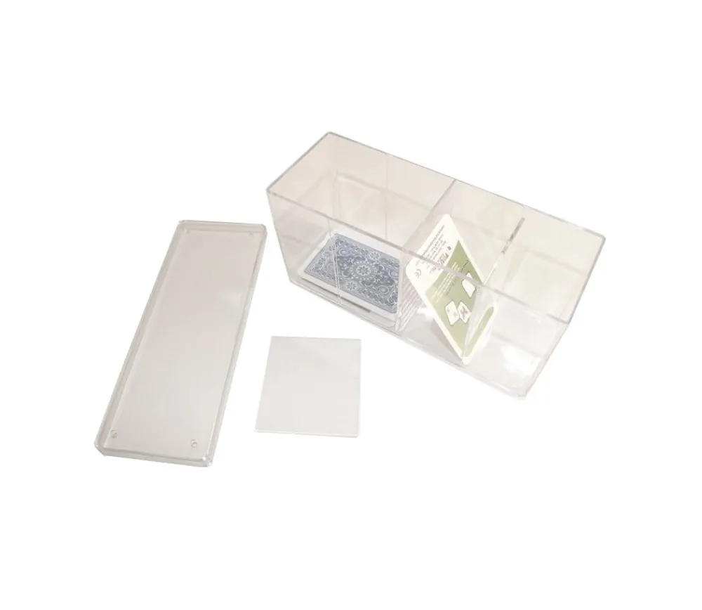 Tout Pour le Jeu Deck box - Boite 4 compartiments plastique 20 x 9.5 x 7 cm
