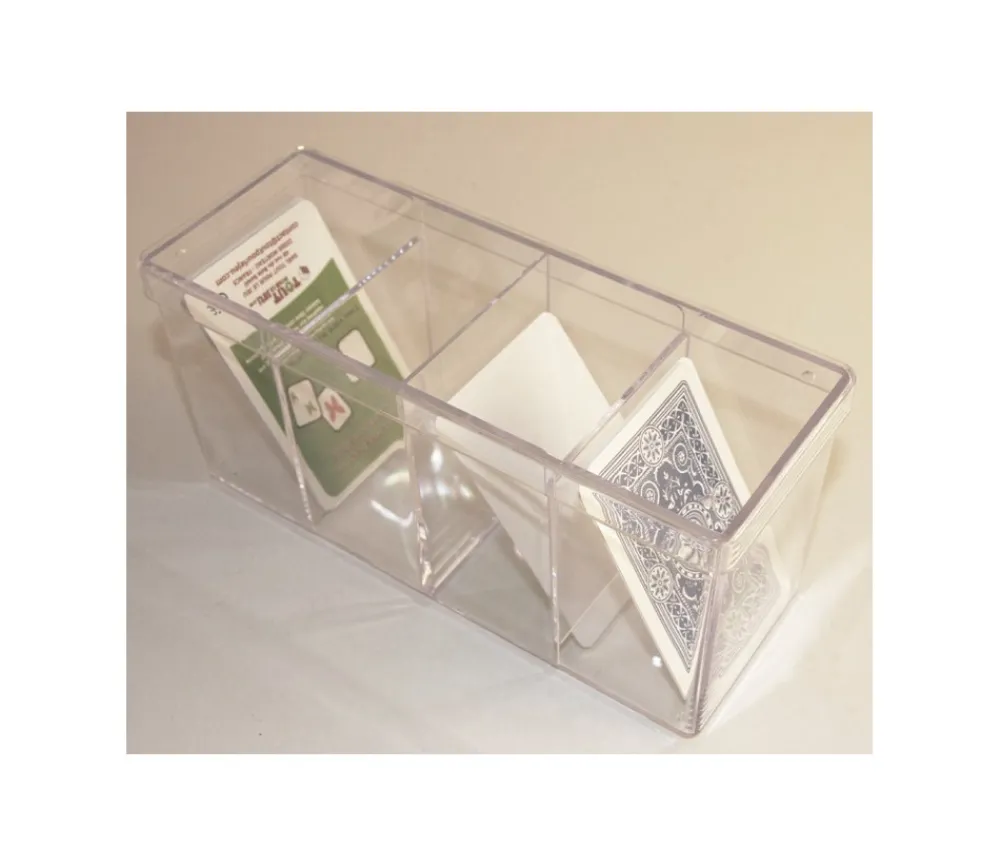 Tout Pour le Jeu Deck box - Boite 4 compartiments plastique 20 x 9.5 x 7 cm