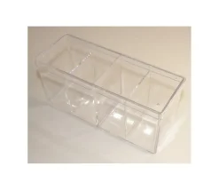 Tout Pour le Jeu Deck box - Boite 4 compartiments plastique 20 x 9.5 x 7 cm