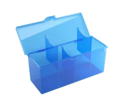 Tout Pour le Jeu Deck box +320 cartes Boite 4 compartiments bleu plastique 21.7 x 8.2 x 10 cm vide
