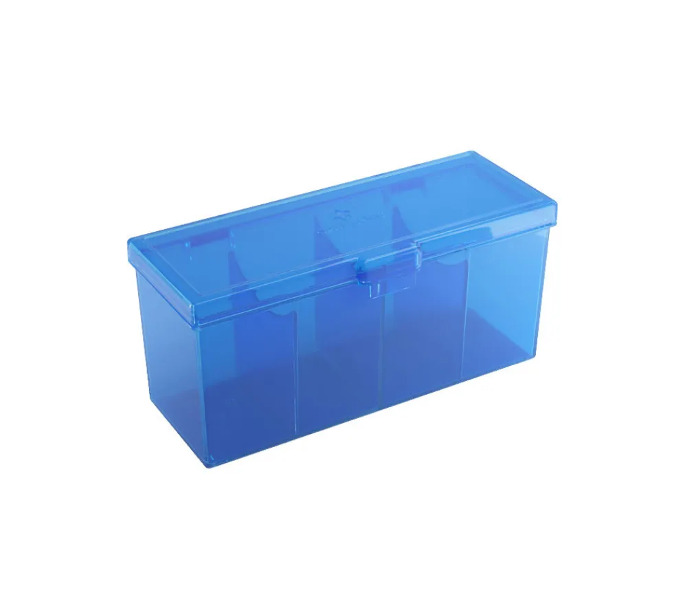 Tout Pour le Jeu Deck box +320 cartes Boite 4 compartiments bleu plastique 21.7 x 8.2 x 10 cm vide
