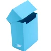 Tout Pour le Jeu Deck box BLEU clair- Boite cartes de jeux - plastique 9.5 x 7 x 4.5 cm