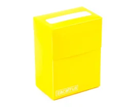 Tout Pour le Jeu Deck box JAUNE boite pour cartes 9.5 x 7 x 4.5 cm Zacatrus