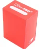 Tout Pour le Jeu Deck box ROUGE- Boite cartes de jeux - plastique 9.5 x 7 x 4.5 cm