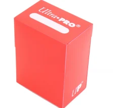 Tout Pour le Jeu Deck box ROUGE- Boite cartes de jeux - plastique 9.5 x 7 x 4.5 cm