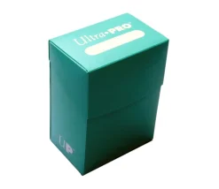 Tout Pour le Jeu Deck box vert Aqua - Boite cartes de jeux - plastique turquoise 9.5 x 7 x 4.5 cm