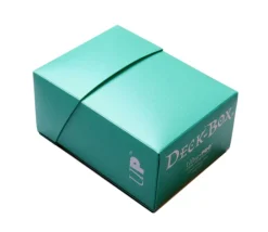Tout Pour le Jeu Deck box vert Aqua - Boite cartes de jeux - plastique turquoise 9.5 x 7 x 4.5 cm