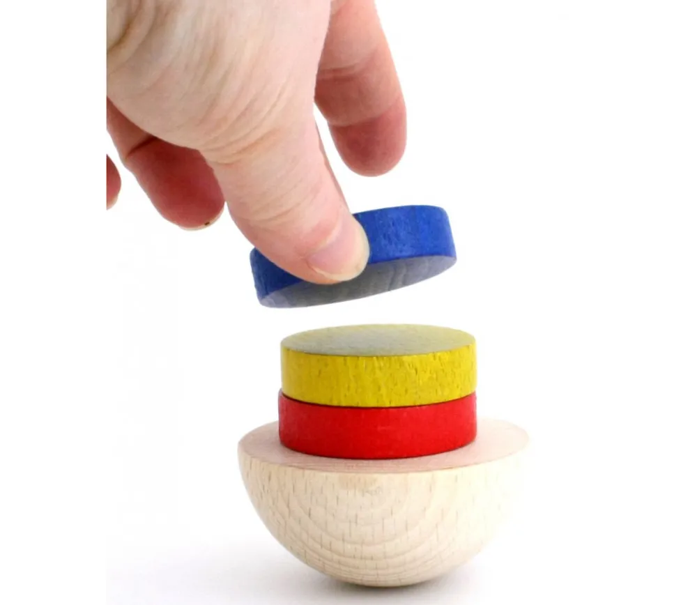 Tout Pour le Jeu Demi-Boule 6 cm en bois - dôme hêtre diamètre 60 mm