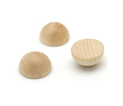 Tout Pour le Jeu Demi-Boule 3 cm en bois - dôme hêtre diamètre 30 mm