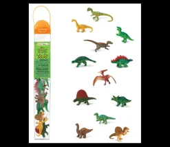 Tout Pour le Jeu Dinosaure : set 12 figurines avec tube de rangement