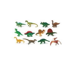Tout Pour le Jeu Dinosaure : set 12 figurines avec tube de rangement