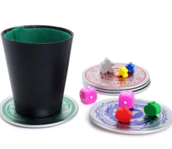 Tout Pour le Jeu Disques 5 éléments de 8.9 cm métal et liège