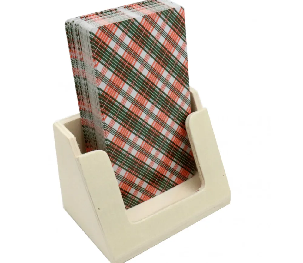 Tout Pour le Jeu Distributeur cartes à jouer en bois 9 x 6 x 6.5 cm