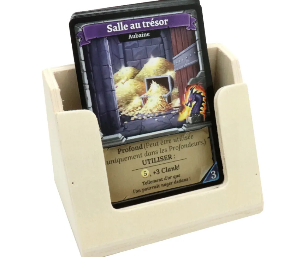 Tout Pour le Jeu Distributeur cartes à jouer en bois 9 x 6 x 6.5 cm
