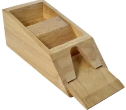 Tout Pour le Jeu Distributeur de cartes jouer sabot en bois