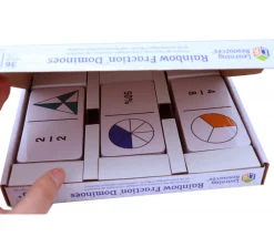 Tout Pour le Jeu Dominos fractions arc en ciel jeu