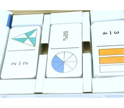 Tout Pour le Jeu Dominos fractions arc en ciel jeu