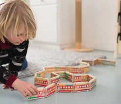 Tout Pour le Jeu Dominos TRAINS en bois géant jeu
