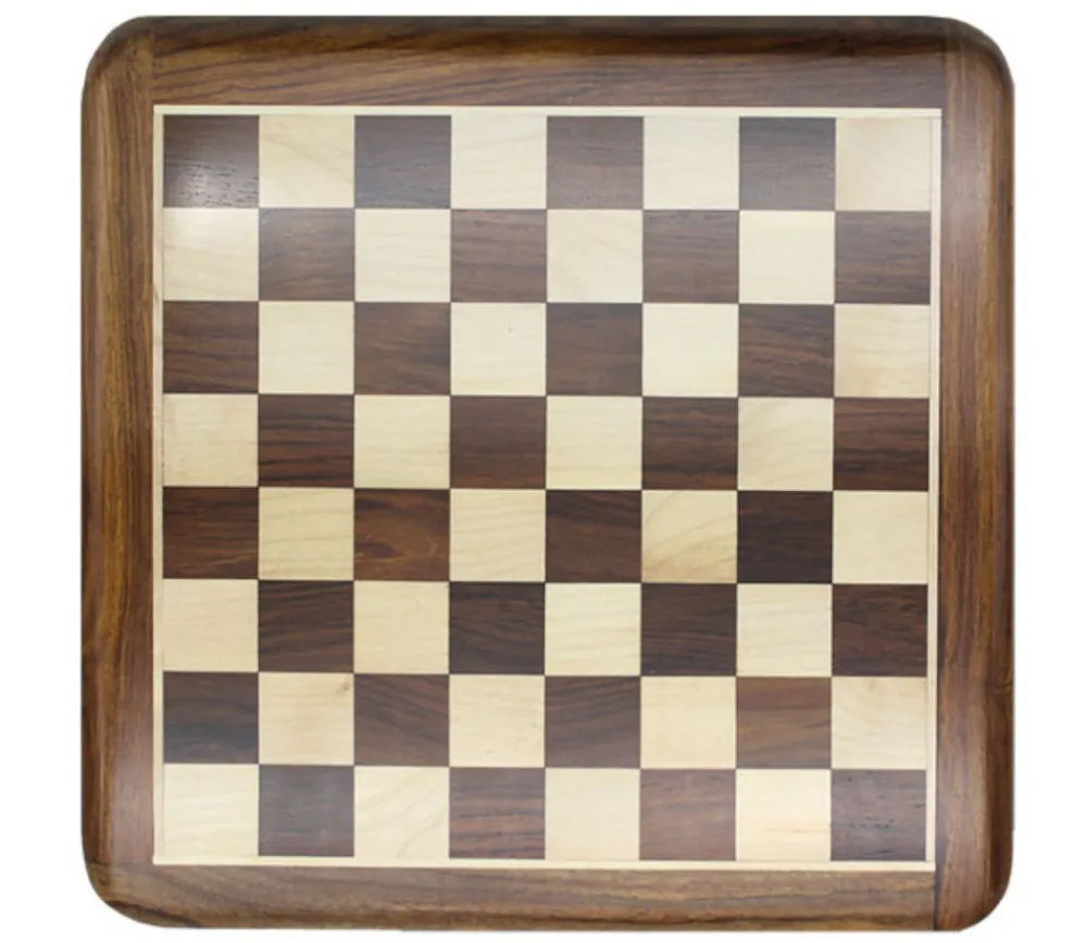 Tout Pour le Jeu Echiquier marqueté plateau de 51 x 51 cm en palissandre