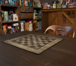 Tout Pour le Jeu Echiquier tapis de jeu enroulable 40x40 cm décor bois