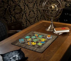Tout Pour le Jeu Echiquier tapis de jeu enroulable 40x40 cm décor bois