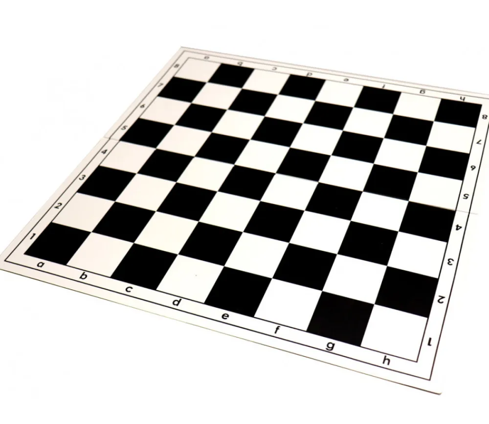 Tout Pour le Jeu Echiquier tapis jeu pliable 51x51 cm noir / blanc