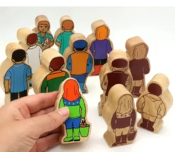 Tout Pour le Jeu Enfant en bois 80 x 42 x 25 mm garçon personnage jeu