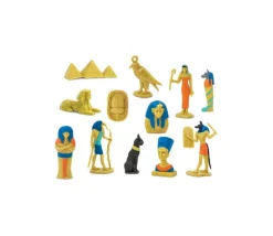 Tout Pour le Jeu Epoque égyptienne : set 12 figurines livrées avec tube de rangement