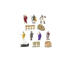 Tout Pour le Jeu Epoque romaine : set 12 figurines Rome Antique avec tube de rangement