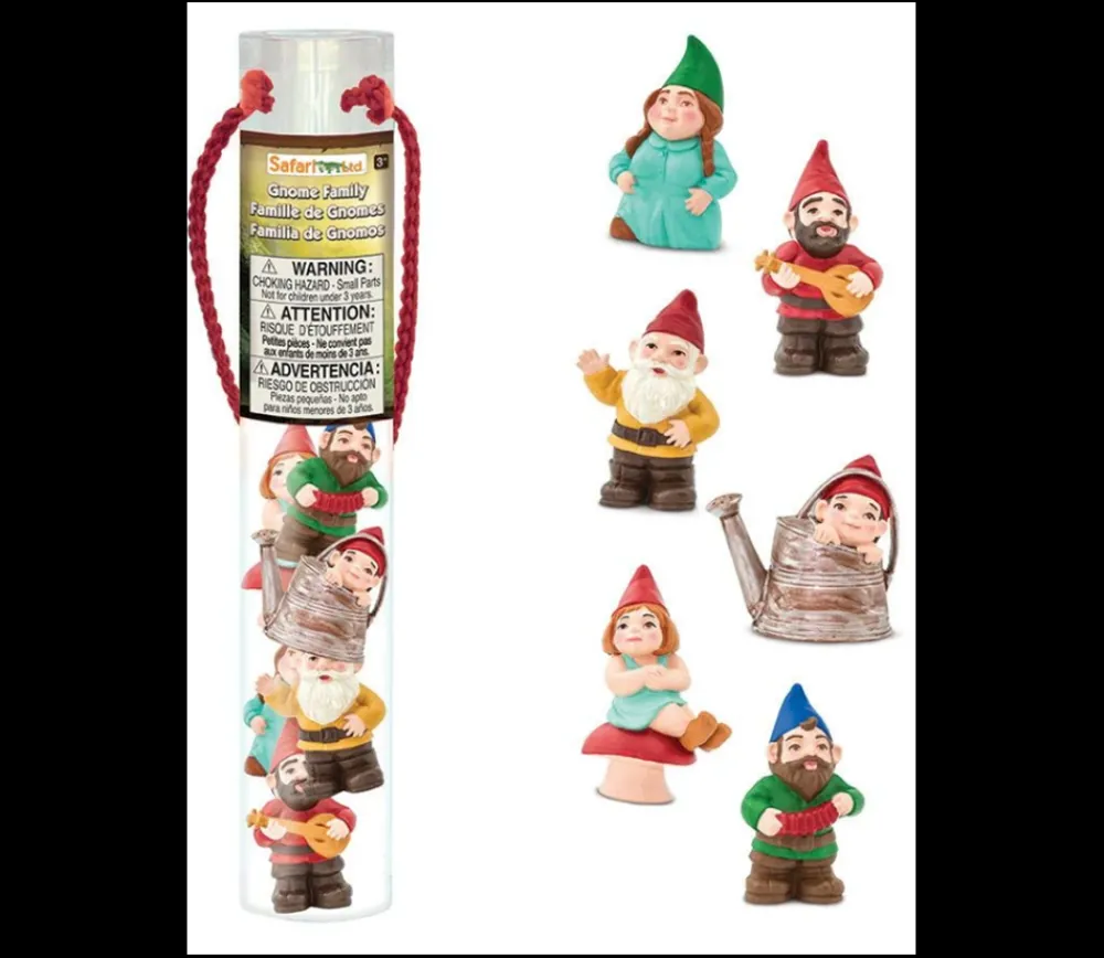 Tout Pour le Jeu Famille Nain de jardin 6 personnages de jeu gnomes
