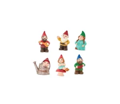 Tout Pour le Jeu Famille Nain de jardin 6 personnages de jeu gnomes