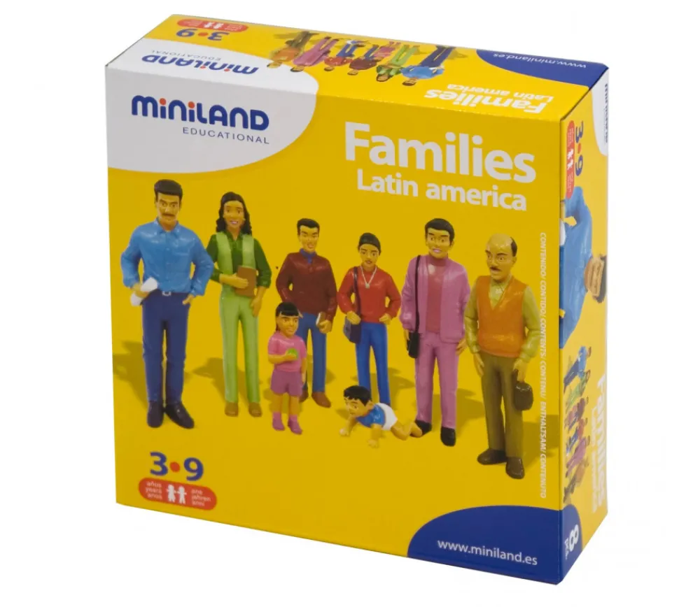Tout Pour le Jeu Famille sud américaine : 8 personnages figurines du monde grand modèle