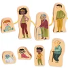 Tout Pour le Jeu Familles du monde - 24 figurines bois à relier