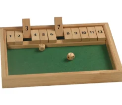 Tout Pour le Jeu Fermez la boite jeu 12 clapets 31 cm shut the box