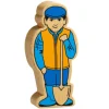 Tout Pour le Jeu Fermier en bois coloré 100 x 46 x 25 mm personnage jeu