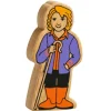 Tout Pour le Jeu Fermière en bois coloré 100 x 47 x 25 mm personnage jeu