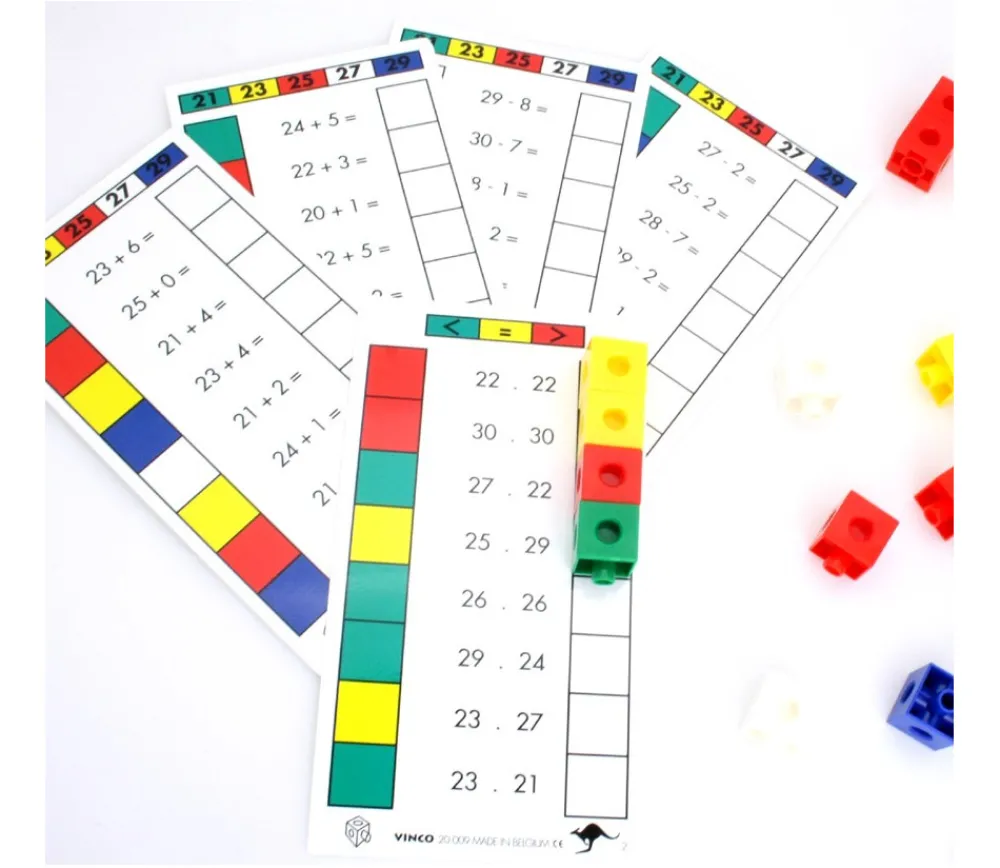 Tout Pour le Jeu Fiches activité : calcul autonomie avec cubes contrôle