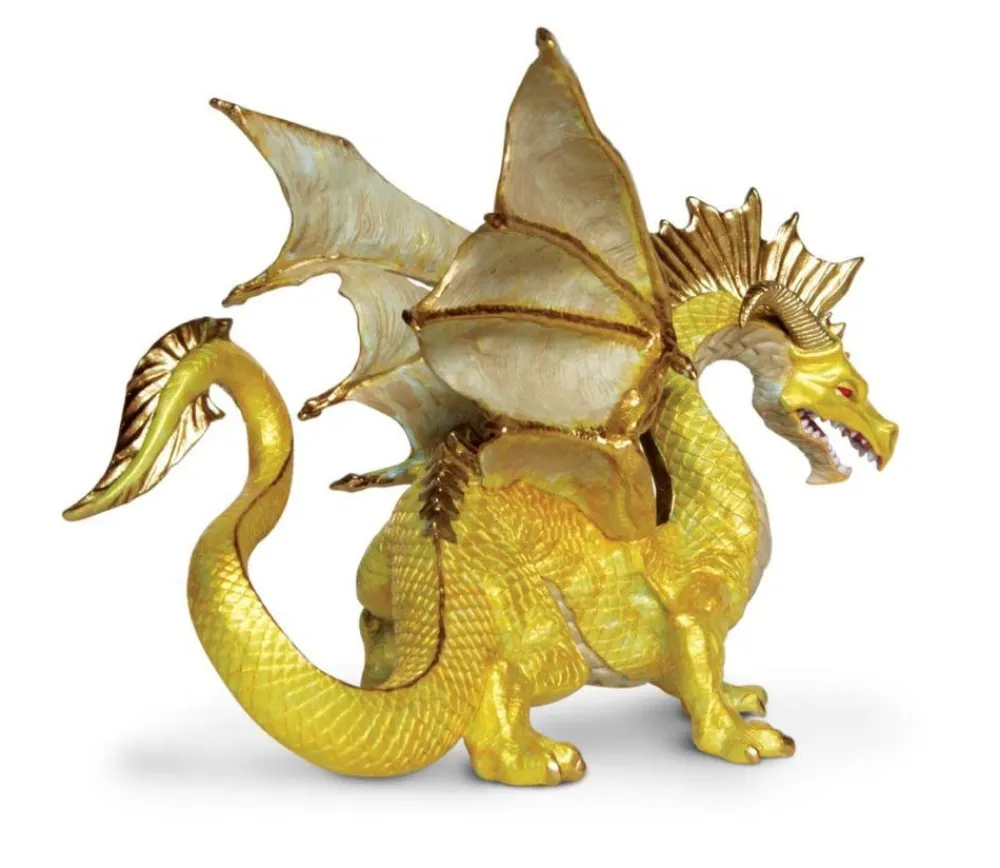 Tout Pour le Jeu Figurine dragon doré 17 x 11 x 10,7 cm