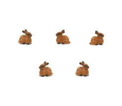 Tout Pour le Jeu Figurine mini mini lapin marron 20 x 18 x 10 mm