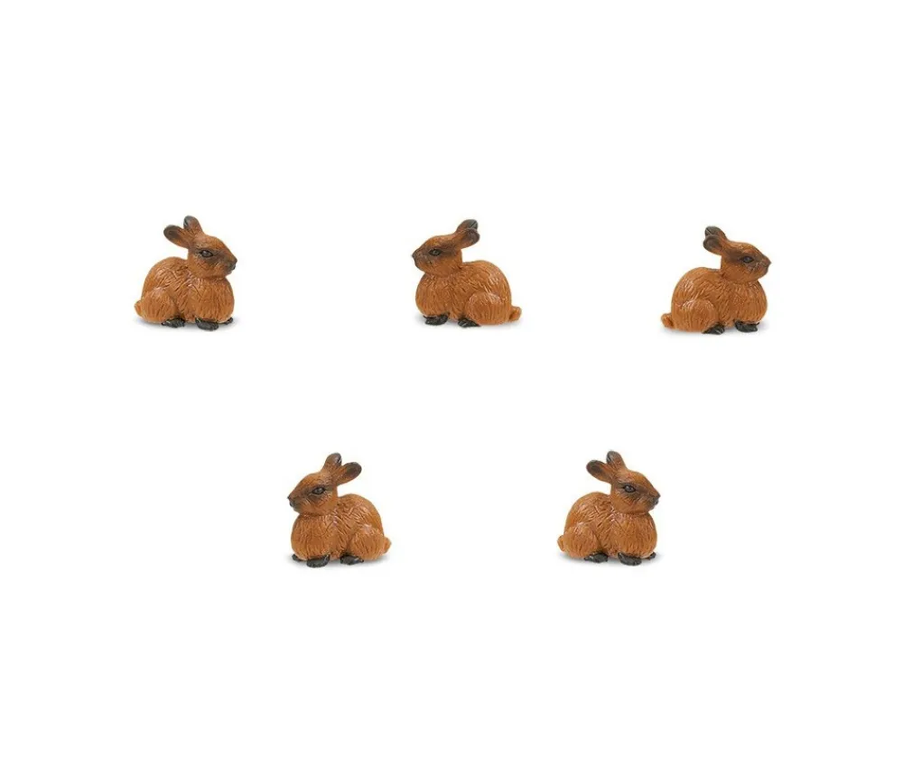 Tout Pour le Jeu Figurine mini mini lapin marron 20 x 18 x 10 mm