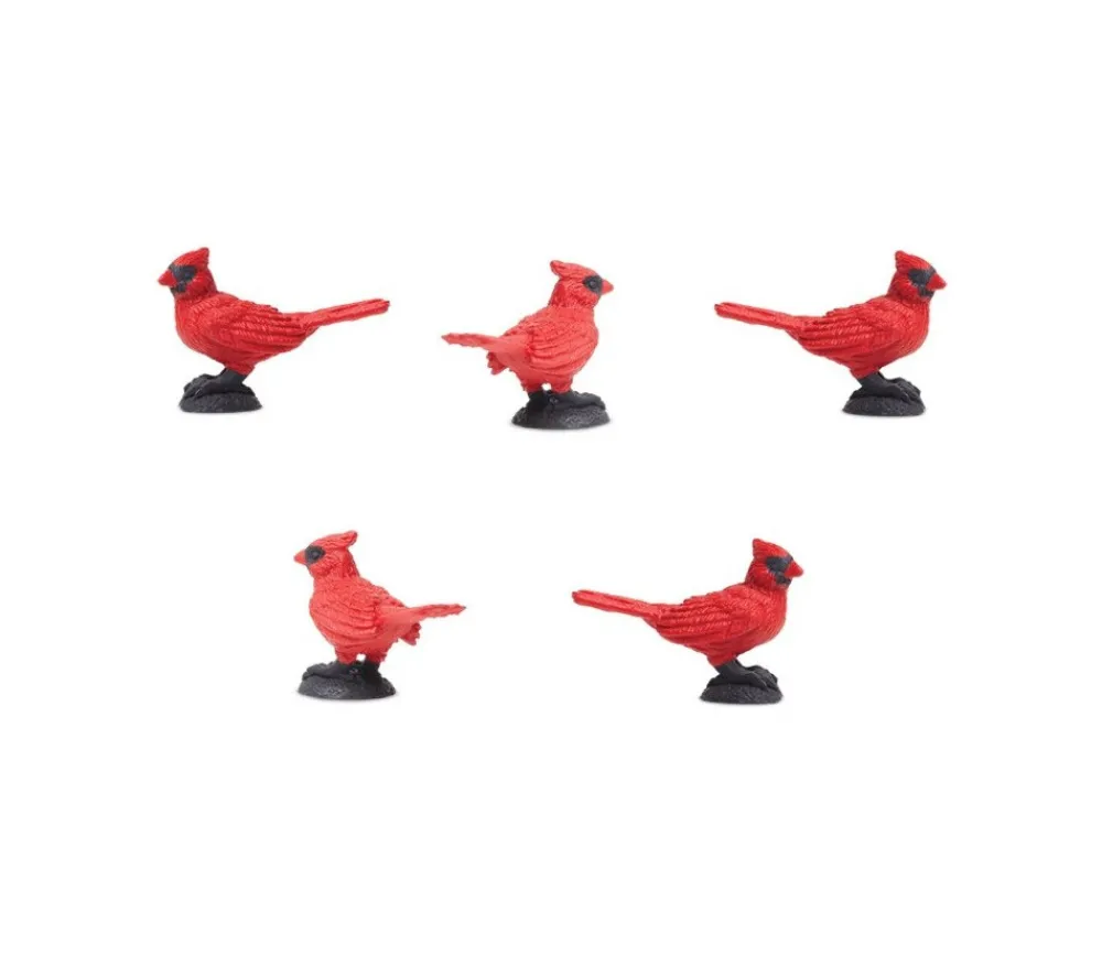Tout Pour le Jeu Figurine mini mini oiseau cardinal rouge 19 x 28 x 11 mm