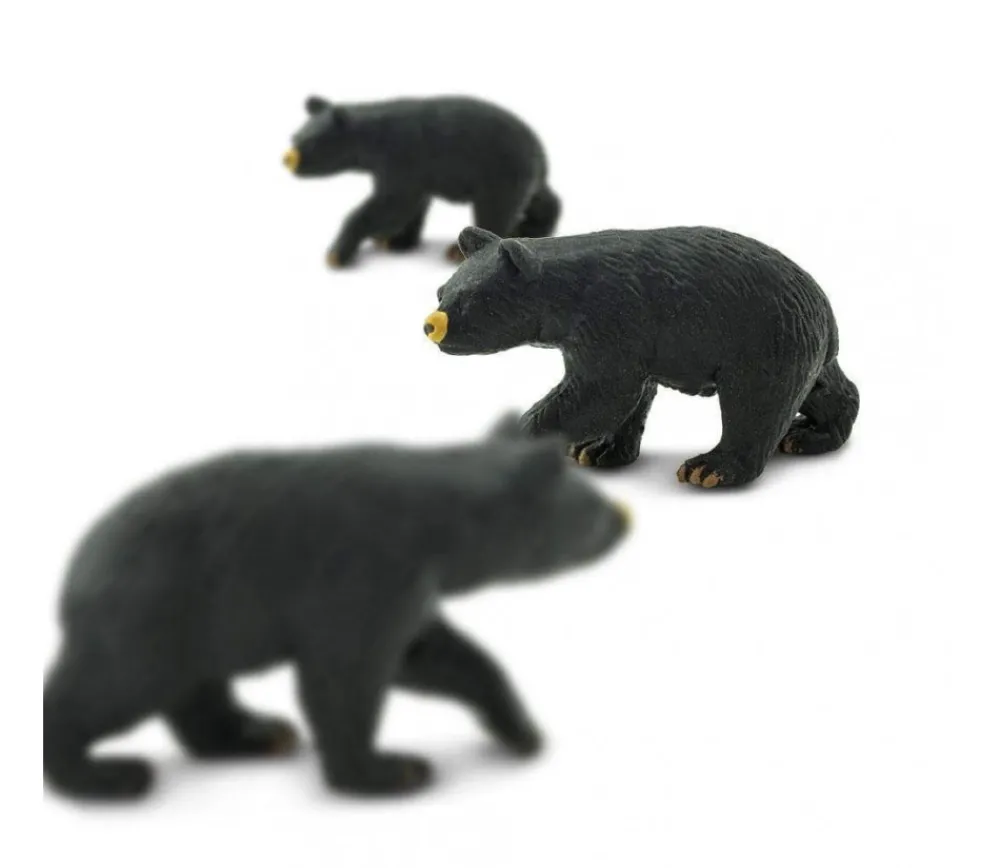 Tout Pour le Jeu Figurine mini mini ours noir 30 x 15 x 10mm