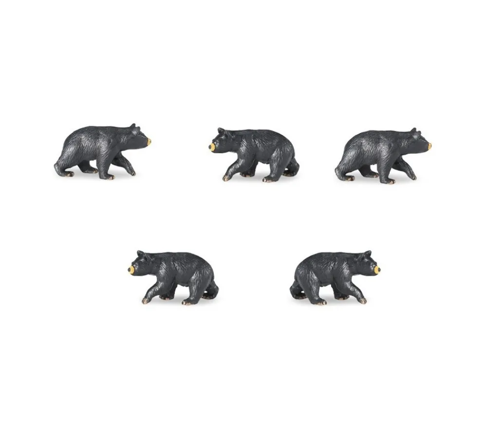 Tout Pour le Jeu Figurine mini mini ours noir 30 x 15 x 10mm