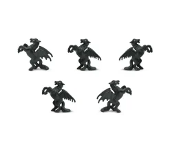 Tout Pour le Jeu Figurine mini mini pégase noir 30 x 25 x 10 mm