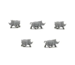 Tout Pour le Jeu Figurine mini mini rhinocéros 30 x 15 x 10 mm