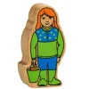 Tout Pour le Jeu Fille de la ferme en bois 80 x 42 x 25 mm personnage jeu