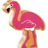 Tout Pour le Jeu Flamant rose en bois 9.8 x 8.5 x 2.4 cm