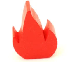 Tout Pour le Jeu Flamme feu 25 x 20 x 10 mm
