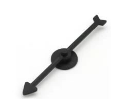 Tout Pour le Jeu Flèche 100 mm noire (10 cm) pour créer un jeu avec une roue